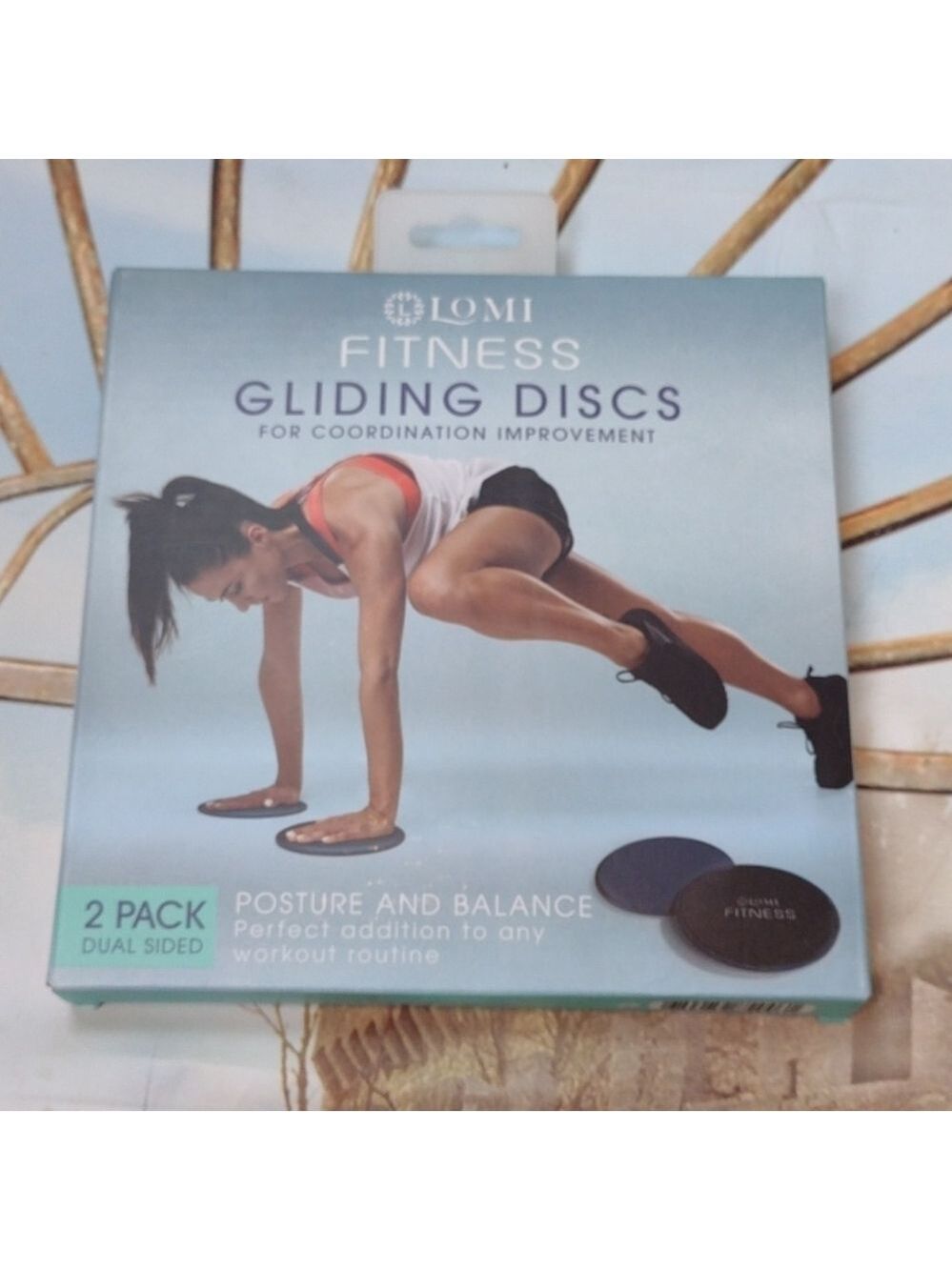Lomi FITNESS Gliding Discs for Improved Coordination - 2 Pack